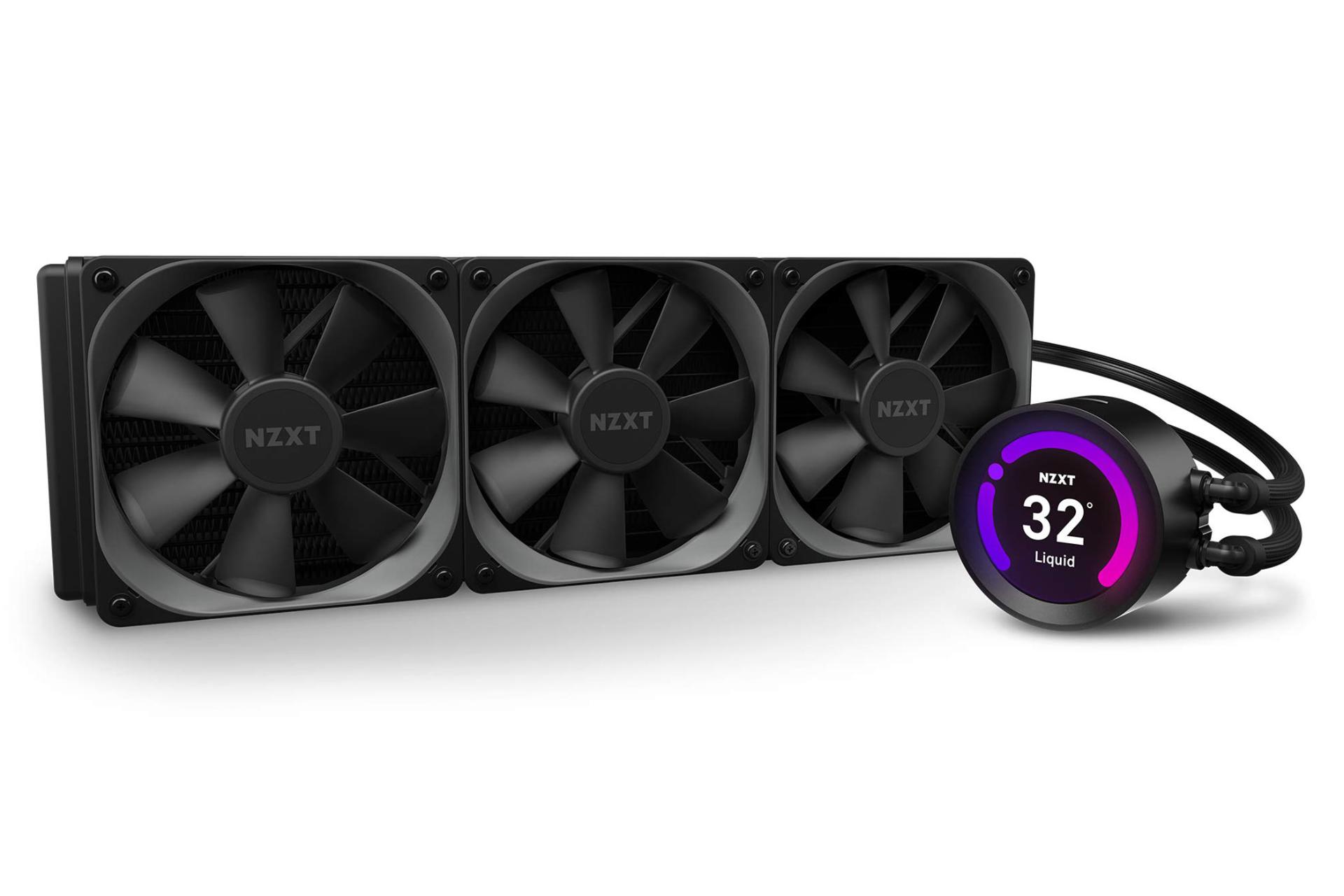 خنک کننده مایع ان زی ایکس تی Kraken Z73 RGB خاموش