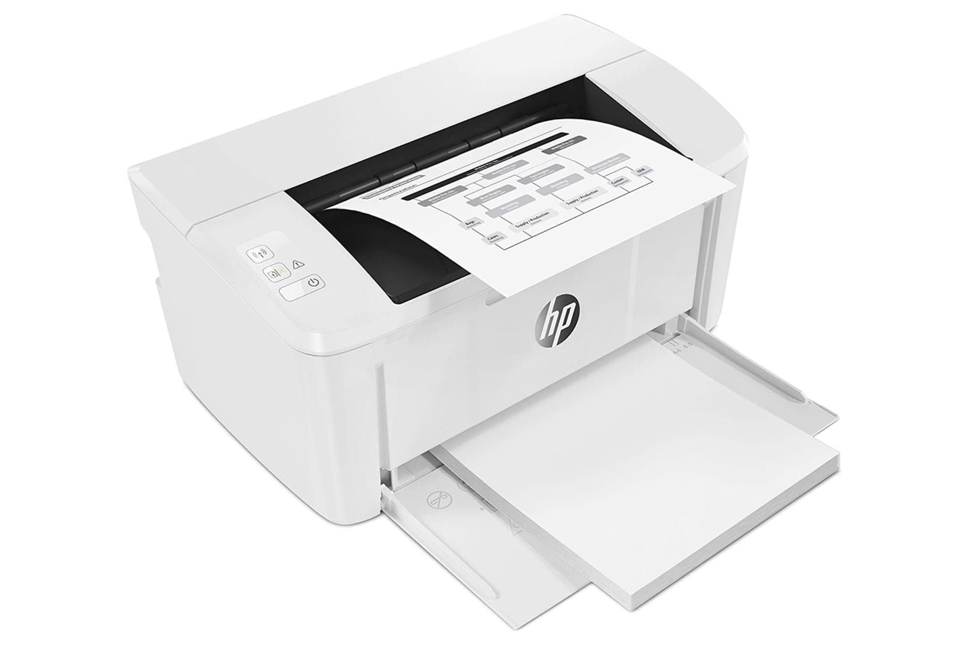 پرینتر اچ پی HP LaserJet Pro M15w در حال پرینت