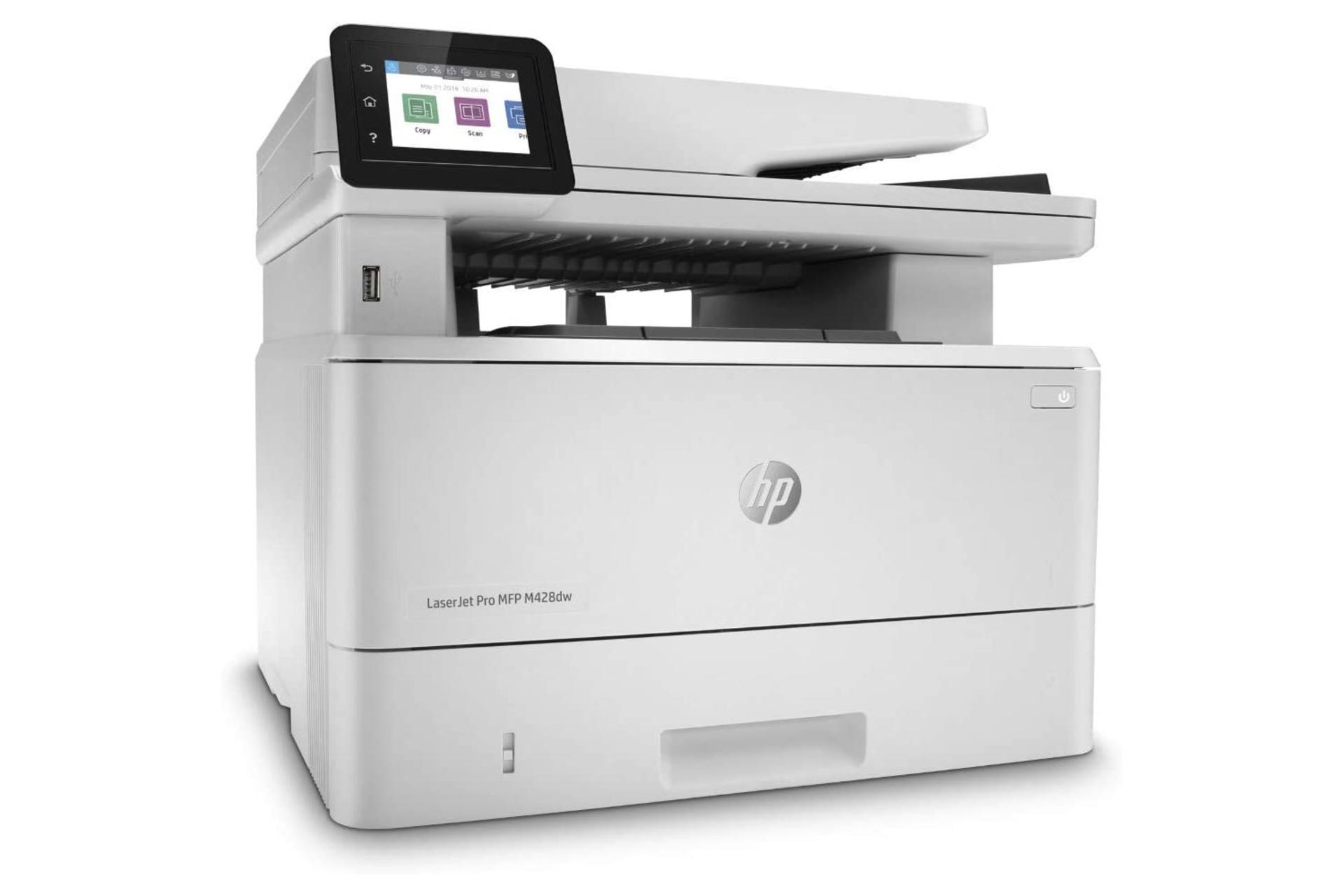 پرینتر اچ پی HP LaserJet Pro MFP M428dw نمای جلو