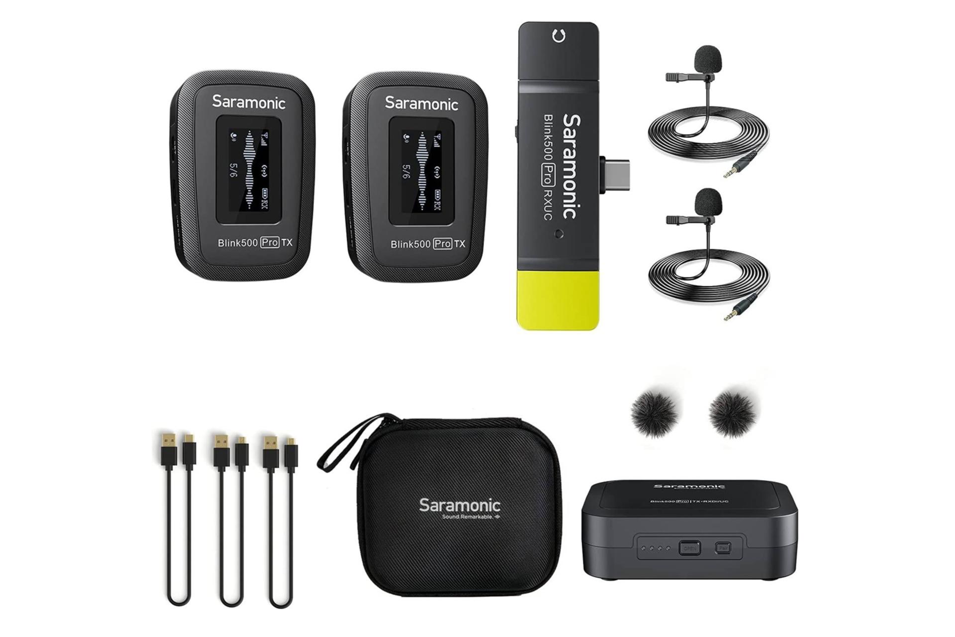 اقلام همراه میکروفون سارامونیک Saramonic Blink500 Pro B6