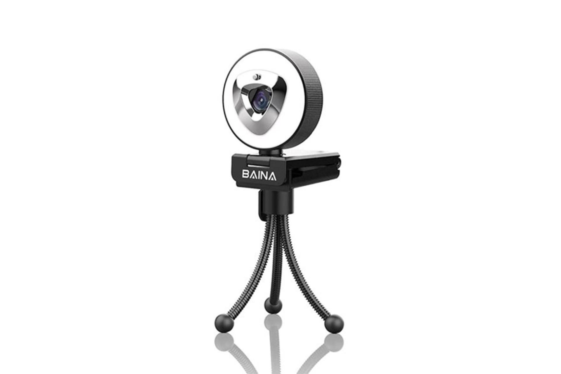 وب کم باینا BAINA 1080P روی سه پایه