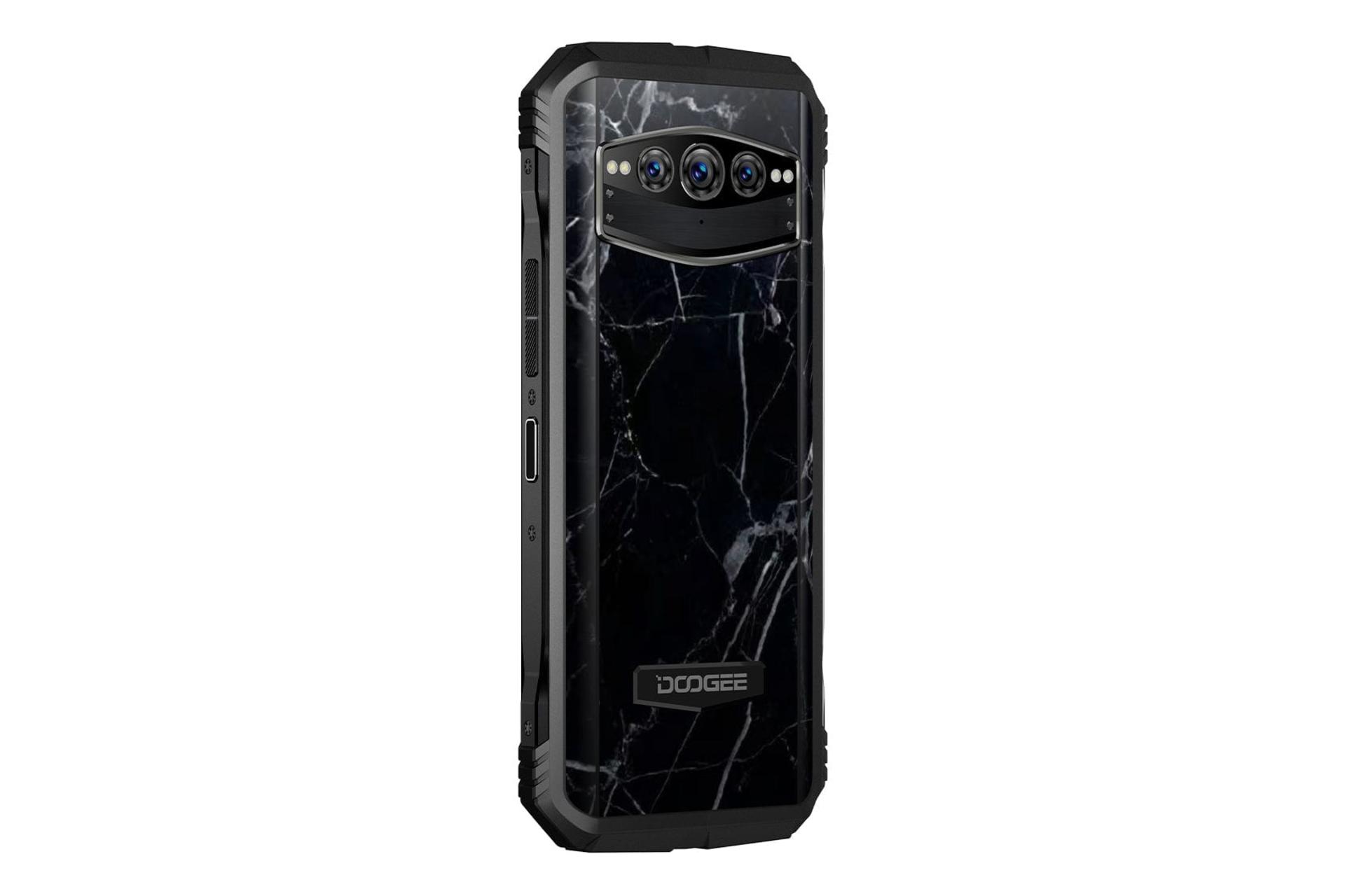 پنل پشت گوشی موبایل دوجی Doogee V30T مشکی طرح دار