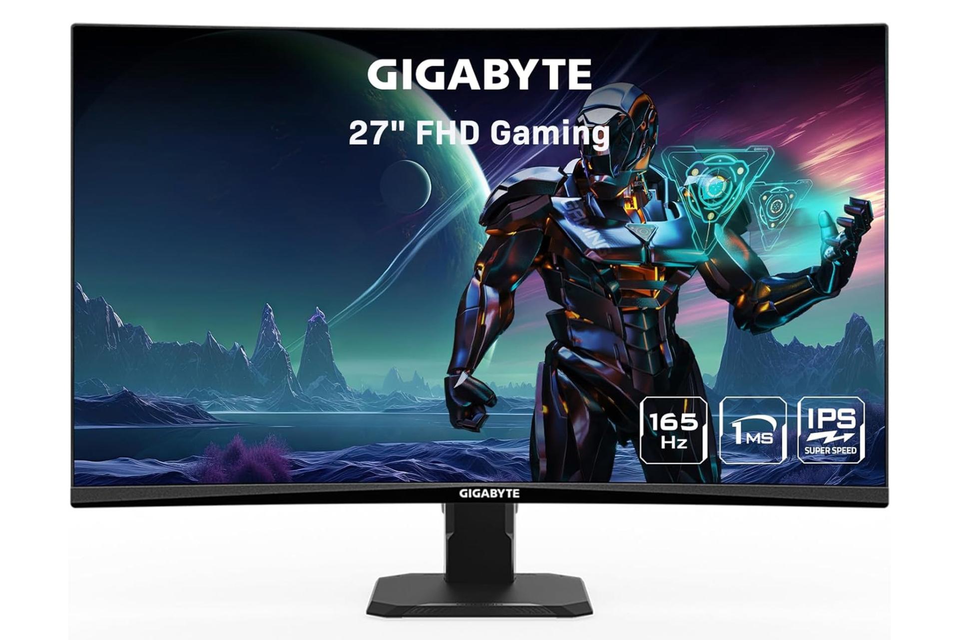 مانیتور گیگابایت 27 اینچ مدل GS27FC نمای جلو