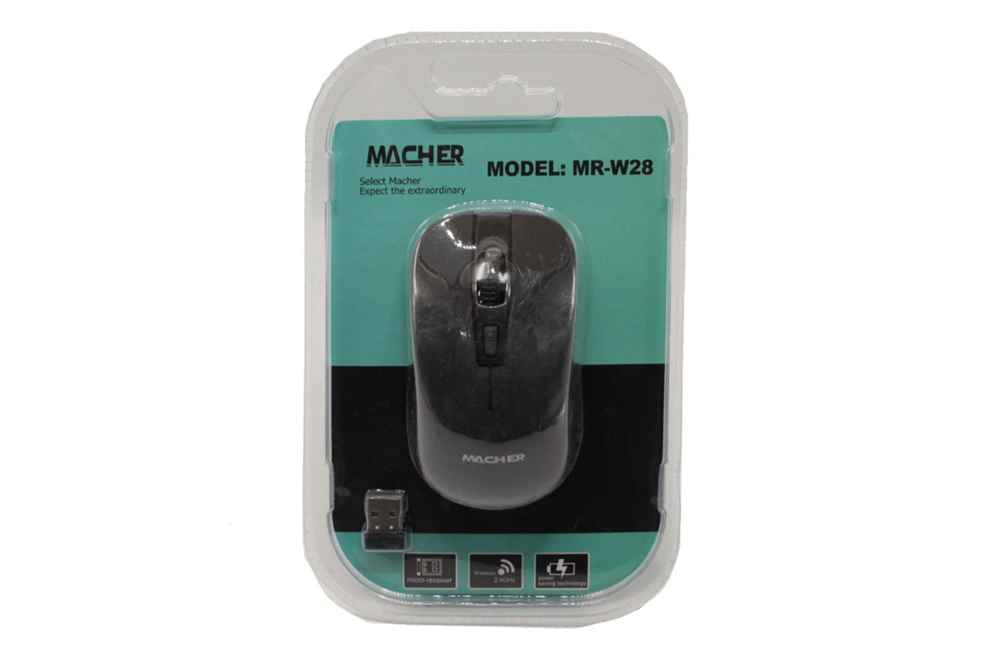 بسته‌بندی ماوس مچر Macher MR-W28