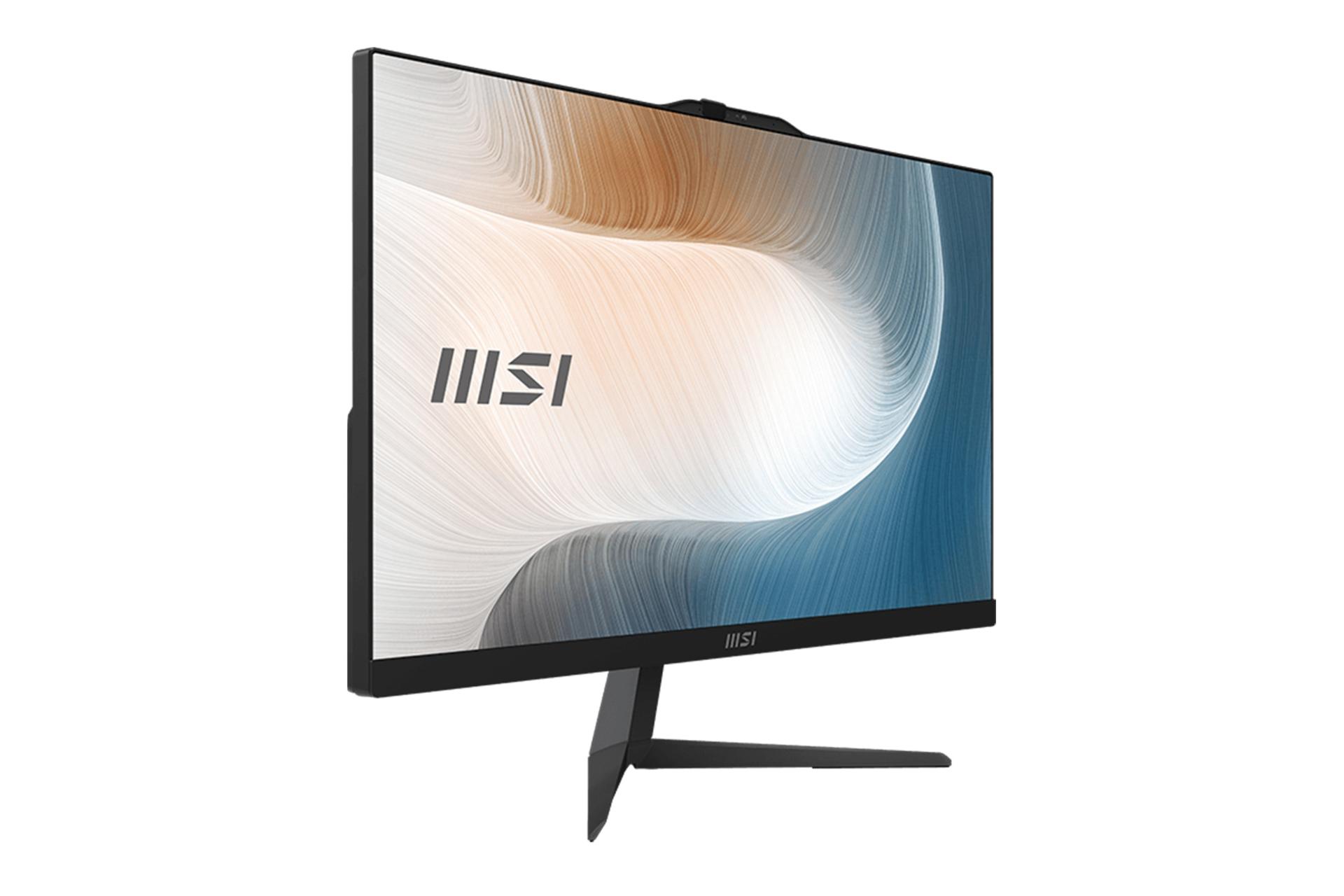 نمای نیمرخ کامپیوتر آل این وان All in one MSI AM242 12M مشکی