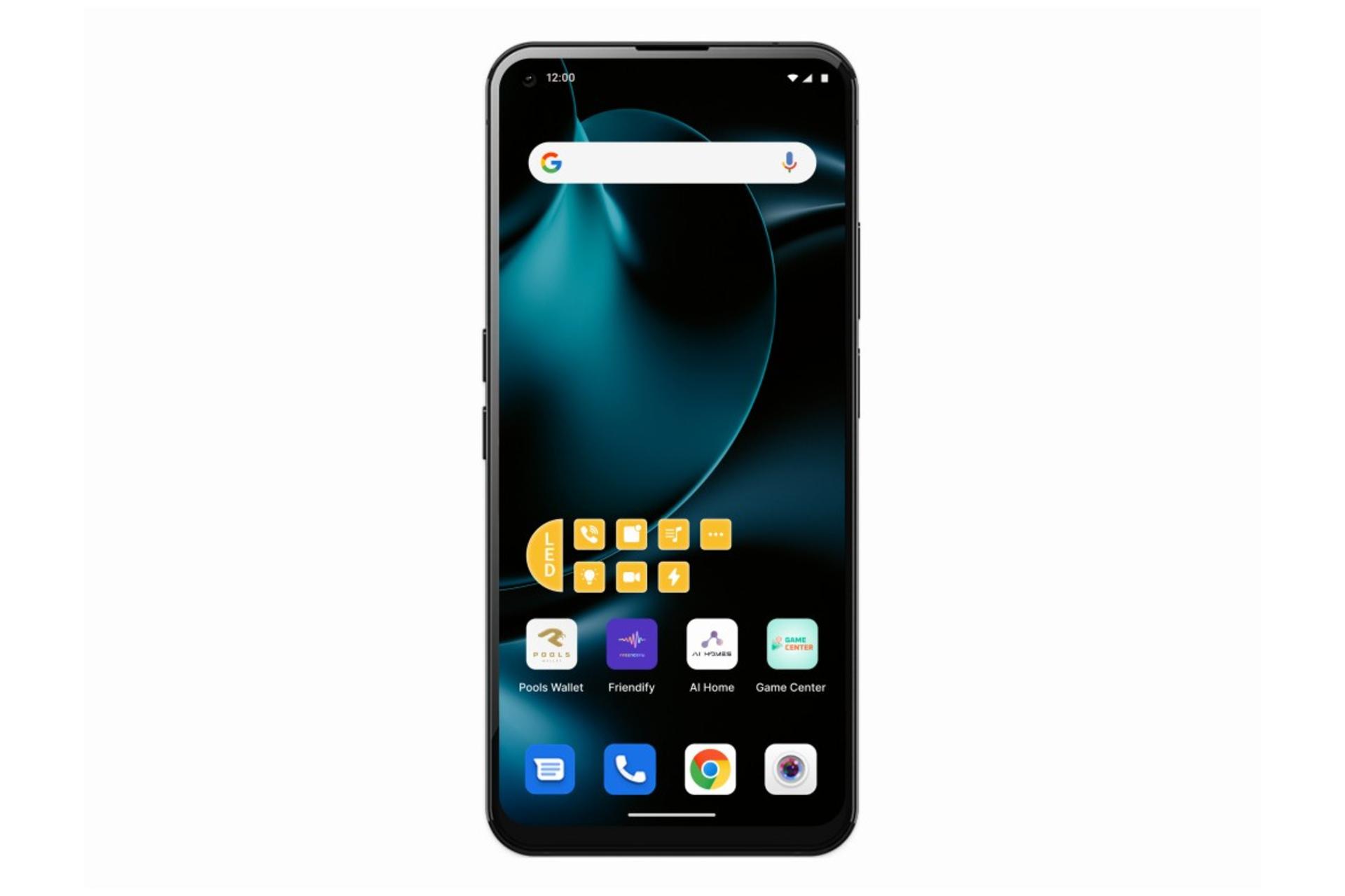 پنل جلو گوشی موبایل یونی هرتز Unihertz Start24 مشکی