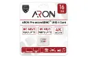 کارت حافظه آرون microSDHC با ظرفیت 16 گیگابایت مدل Pro V30 A1 کلاس 10 با جعبه