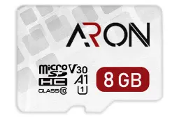 کارت حافظه آرون microSDHC با ظرفیت 8 گیگابایت مدل Pro V30 A1 کلاس 10