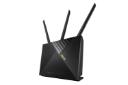 نمای کناری مودم و روتر سیم‌ کارتی ایسوس ASUS 4G-AX56
