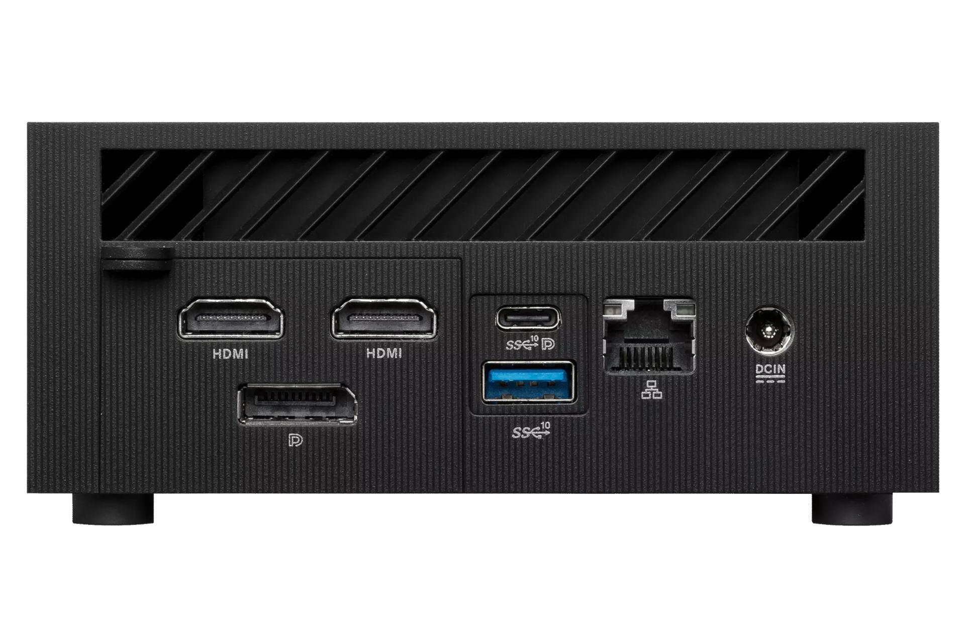 نمای پشت Mini PC ایسوس ASUS PN64