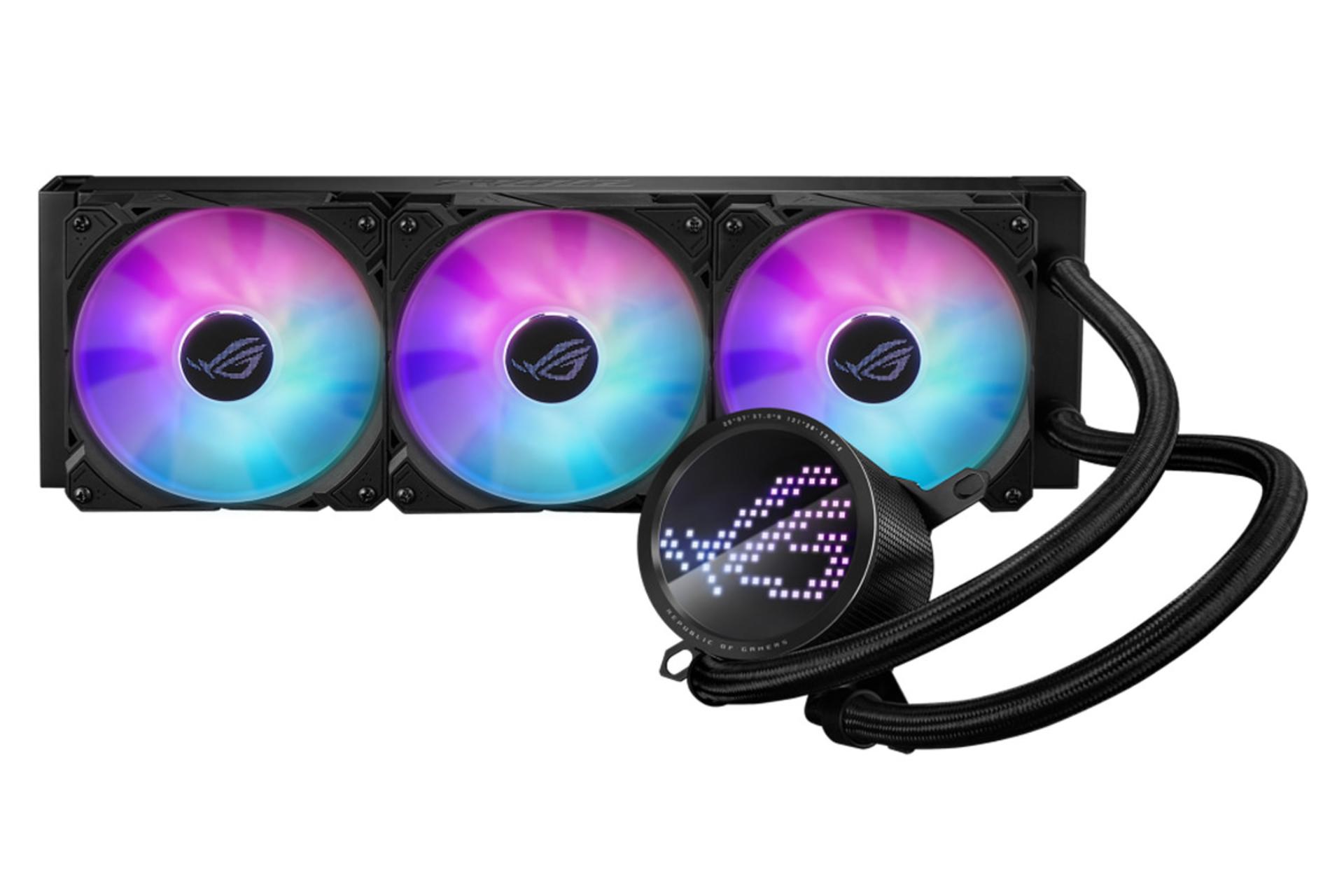 مرجع متخصصين ايران نماي روبرو خنك كننده مايع ايسوس ROG RYUO III 360 ARGB