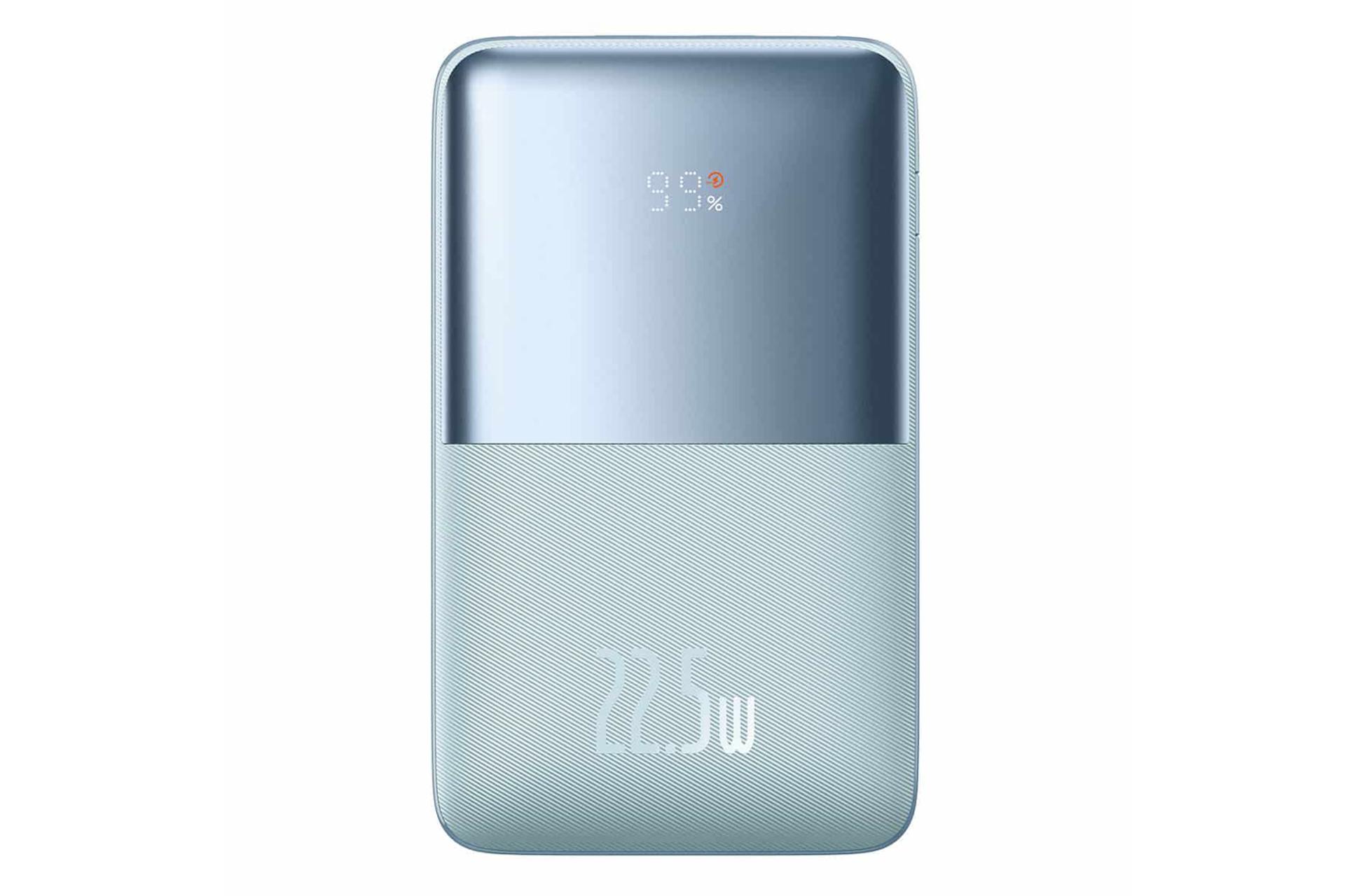 پاور بانک باسئوس Bipow Pro Digital Display با ظرفیت 20000 میلی‌آمپر ساعت آبی