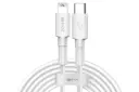 طول کابل شارژ USB باسئوس Type-C به Lightning مدل BMX Mini White MFi Certified با طول 1.8 متر