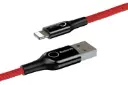 کابل شارژ USB باسئوس USB به Lightning مدل C-Shaped Light با طول 1 متر قرمز