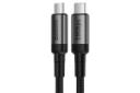 کانکتور کابل شارژ USB باسئوس Type-C به Type-C مدل Cafule 100w با طول 1 متر