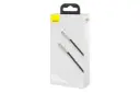 جعبه کابل شارژ USB باسئوس Type-C به Lightning مدل Cafule Metal با طول 0.25 متر