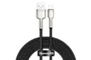 کابل شارژ USB باسئوس USB به Lightning مدل Cafule Metal با طول 2 متر مشکی