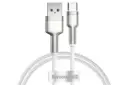 کابل شارژ USB باسئوس USB به Type-C مدل Cafule Metal با طول 1 متر سفید