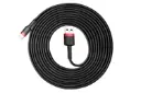 طول کابل شارژ USB باسئوس USB به Lightning مدل Cafule با طول 3 متر