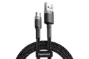 طول کابل شارژ USB باسئوس USB به Micro-USB مدل Cafule با طول 0.5 متر