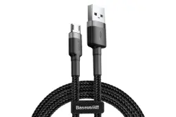 طول کابل شارژ USB باسئوس USB به Micro-USB مدل Cafule با طول 0.5 متر