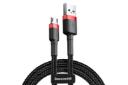 طول کابل شارژ USB باسئوس USB به Micro-USB مدل Cafule با طول 1 متر