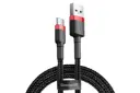 طول کابل شارژ USB باسئوس USB به Type-C مدل Cafule با طول 2 متر