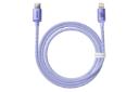 کانکتور کابل شارژ USB باسئوس Type-C به Lightning مدل Crystal Shine با طول 1.2 متر