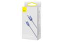 جعبه کابل شارژ USB باسئوس USB به Type-C مدل Crystal Shine با طول 2 متر