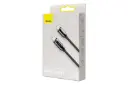 جعبه کابل شارژ USB باسئوس Type-C به Type-C مدل Display Fast Charging 100w با طول 2 متر