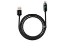 طول کابل شارژ USB باسئوس USB به Type-C مدل Display Fast Charging 66w با طول 2 متر