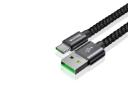 کانکتور کابل شارژ USB باسئوس USB به Type-C مدل Double با طول 1 متر