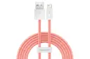 طول کابل شارژ USB باسئوس USB به Lightning مدل Dynamic با طول 2 متر