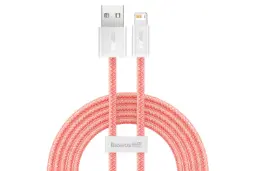 طول کابل شارژ USB باسئوس USB به Lightning مدل Dynamic با طول 2 متر