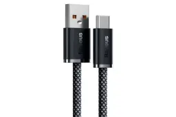 کانکتور کابل شارژ USB باسئوس USB به Type-C مدل Dynamic با طول 2 متر