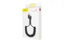جعبه کابل شارژ USB باسئوس USB به Lightning مدل Fish Eye Spring با طول 1 متر