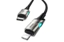 کانکتور کابل شارژ USB باسئوس Type-C به Lightning مدل Fish Eye با طول 1 متر