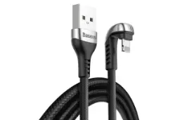 کانکتور کابل شارژ USB باسئوس USB به Lightning مدل Green U-shaped lamp با طول 1 متر