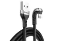 کابل شارژ USB باسئوس USB به Lightning مدل Green U-shaped lamp با طول 2 متر مشکی