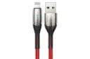 کابل شارژ USB باسئوس USB به Lightning مدل Horizontal با طول 1 متر قرمز