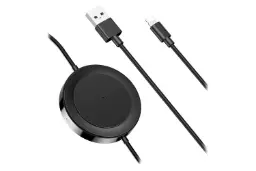 کابل شارژ USB باسئوس USB به Lightning مدل IP Cable Wireless Charger با طول 1.2 متر مشکی