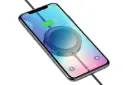 طراحی کابل شارژ USB باسئوس USB به Lightning مدل IP Cable Wireless Charger با طول 1.2 متر