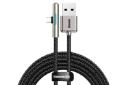 کابل شارژ USB باسئوس USB به Type-C مدل Iridescent Lamp HW با طول 1 متر مشکی