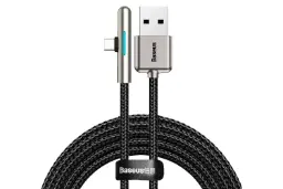 کابل شارژ USB باسئوس USB به Type-C مدل Iridescent Lamp HW با طول 2 متر