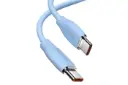 کانکتور کابل شارژ USB باسئوس Type-C به Type-C مدل Jelly Liquid Silica Gel با طول 2 متر