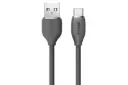 کابل شارژ USB باسئوس USB به Type-C مدل Jelly Liquid Silica Gel با طول 1.2 متر خاکستری