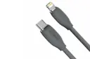 کانکتور کابل شارژ USB باسئوس Type-C به Lightning مدل Jelly Liquid Silica Gel با طول 2 متر