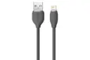 کابل شارژ USB باسئوس USB به Lightning مدل Jelly Liquid Silica Gel با طول 1.2 متر مشکی