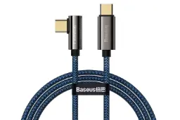 کانکتور کابل شارژ USB باسئوس Type-C به Type-C مدل Legend 100w با طول 1 متر