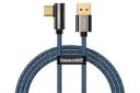 کابل شارژ USB باسئوس USB به Type-C مدل Legend 66w با طول 2 متر آبی